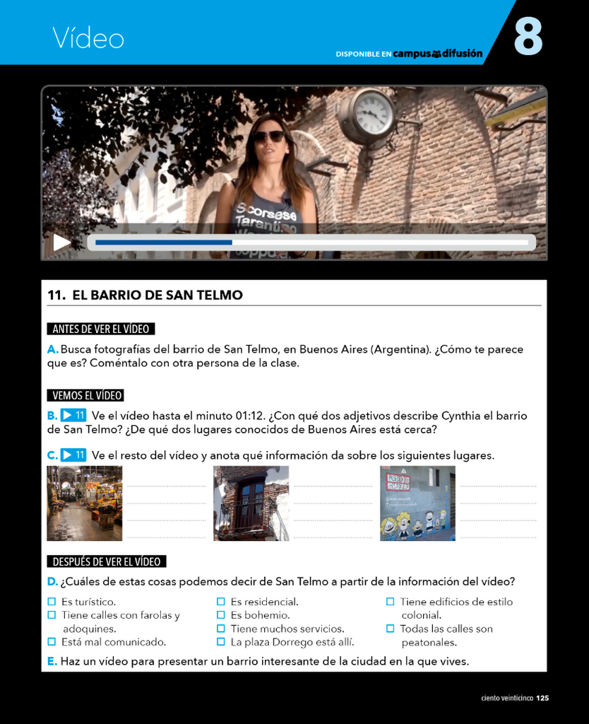 11. EL BARRIO DE SAN TELMO (página 125)
