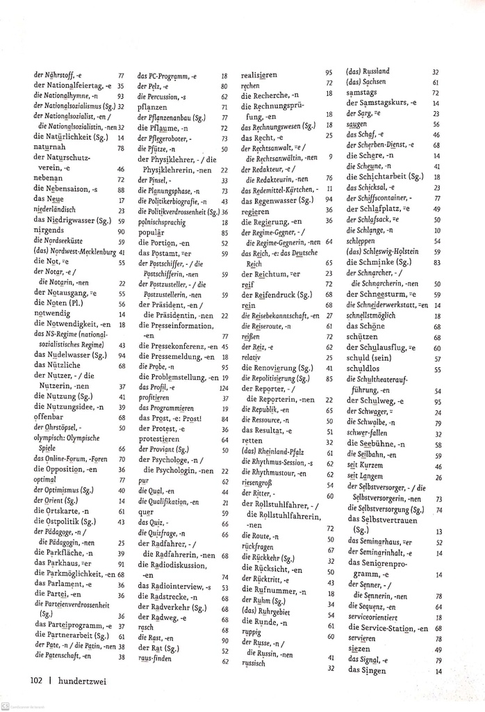 B1.2 WORTLISTE (seite 102)